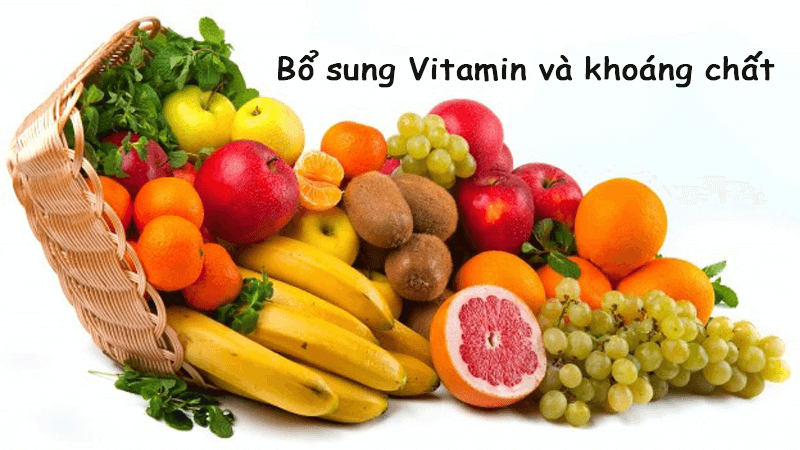 Cung cấp vitamin và khoáng chất vi lượng cho não